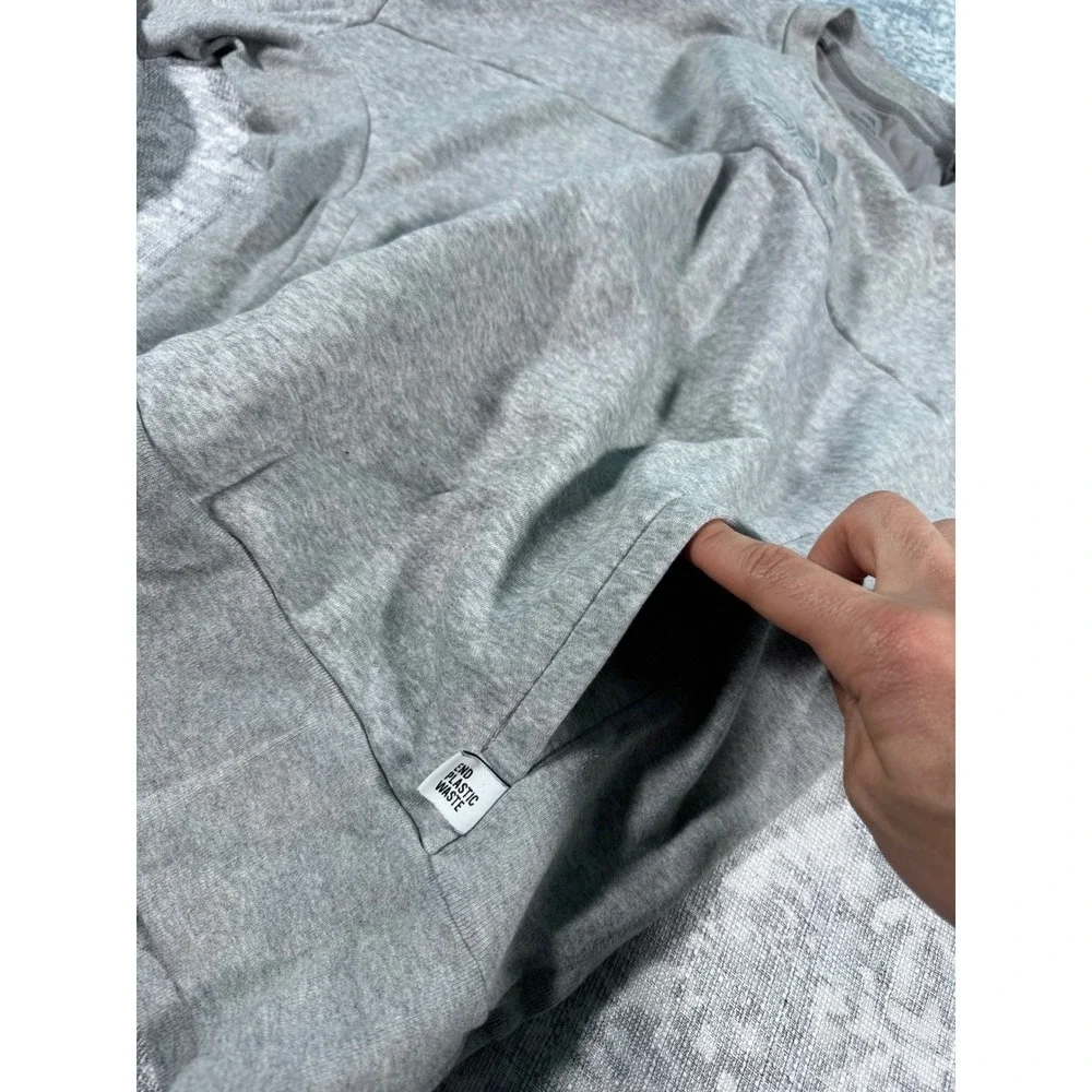 Adidas Made With‎ Nature Crewneck Sweatshirt Grey XS Eco Friendly End Plastic